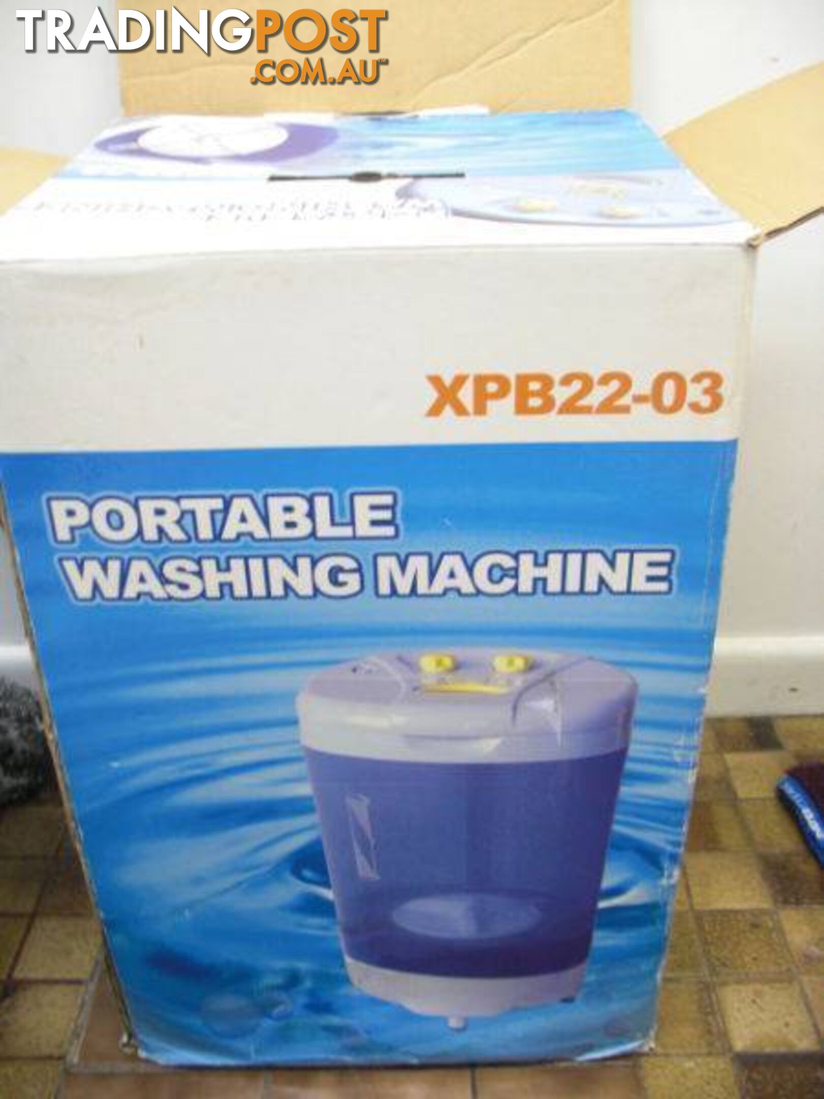 MOBILE WASHING MACHINE... 4KG. 240 VOLT SIZE 650 X 350 X 300 MM