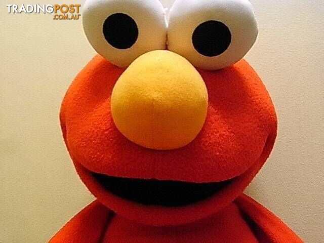 ELMO...elmo....huge TALKING Elmo....original item , Fisher Price