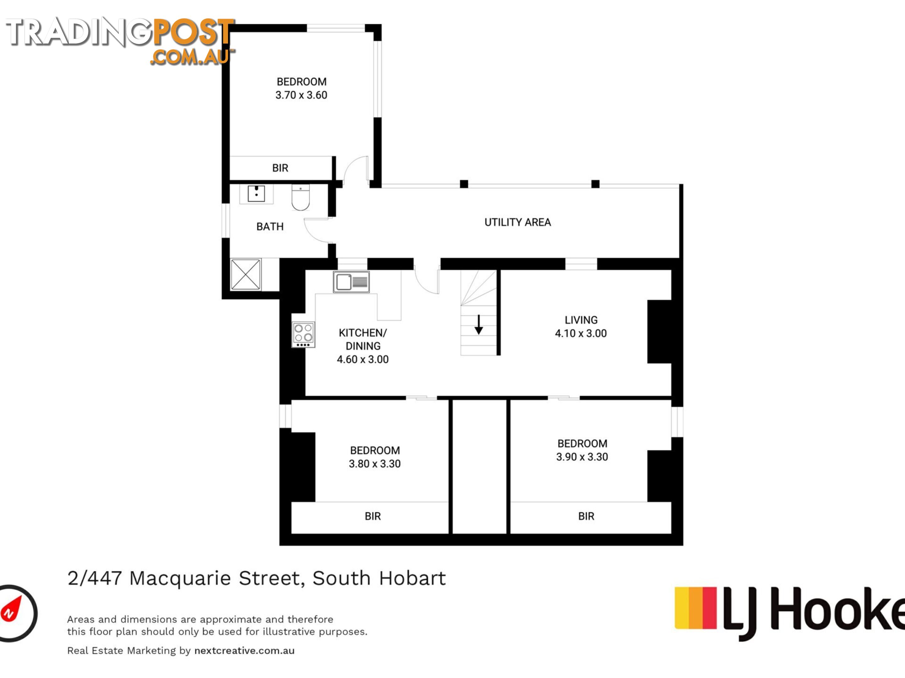 2/447 Macquarie Street SOUTH HOBART TAS 7004