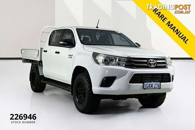 2017 TOYOTA HILUX SR (4X4) GUN126R DUAL C/CHAS