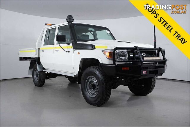 2020 TOYOTA LANDCRUISER WORKMATE (4X4) VDJ79R MY18 DOUBLE CAB CHASSIS