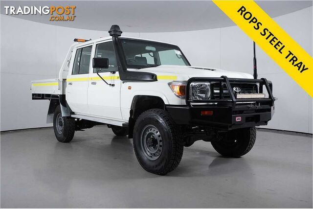 2020 TOYOTA LANDCRUISER WORKMATE (4X4) VDJ79R MY18 DOUBLE CAB CHASSIS