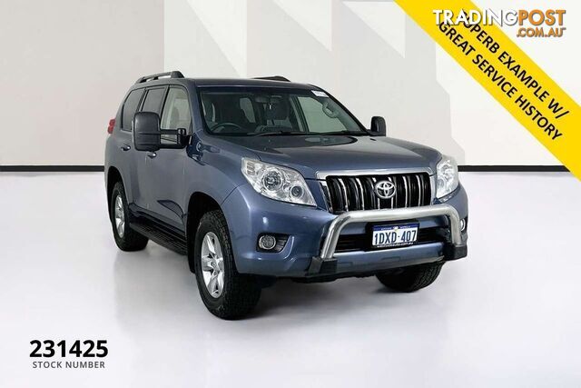 2012 TOYOTA LANDCRUISER PRADO GXL (4X4) KDJ150R 11 UPGRADE 4D WAGON