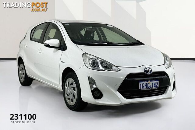2017 TOYOTA PRIUS-C HYBRID NHP10R MY17 5D HATCHBACK