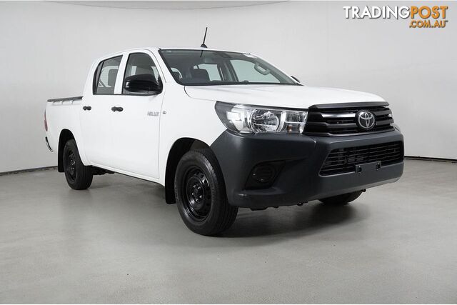 2019 TOYOTA HILUX WORKMATE TGN121R MY19 DOUBLE CAB PICK UP