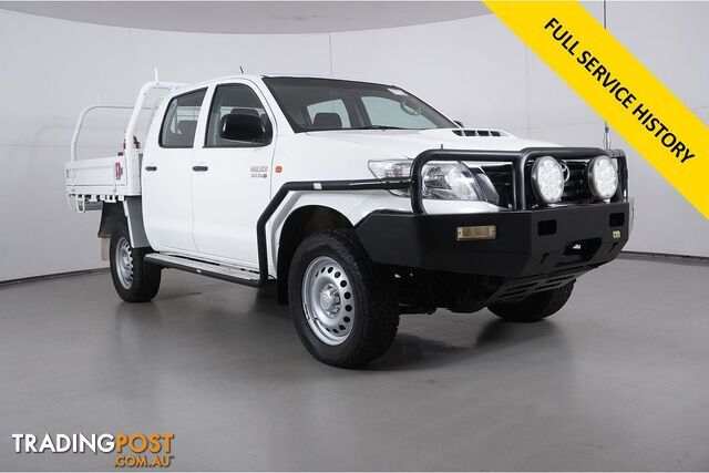 2015 TOYOTA HILUX SR (4X4) KUN26R MY14 DOUBLE CAB CHASSIS