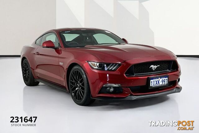 2016 FORD MUSTANG FASTBACK GT 5.0 V8 FM 2D COUPE