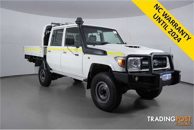 2019 TOYOTA LANDCRUISER WORKMATE (4X4) VDJ79R MY18 DOUBLE CAB CHASSIS