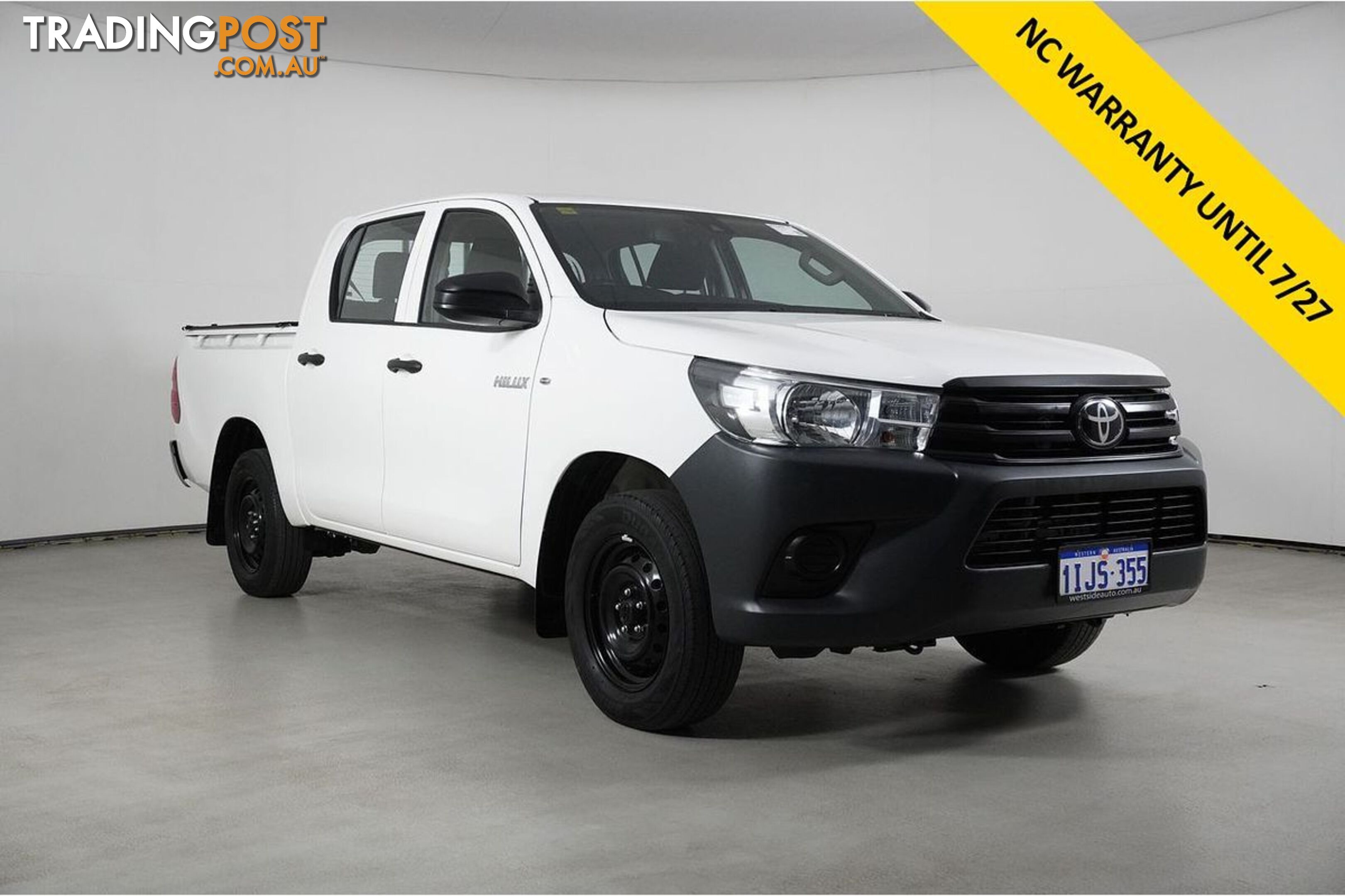 2022 TOYOTA HILUX WORKMATE (4X2) TGN121R DOUBLE CAB PICK UP