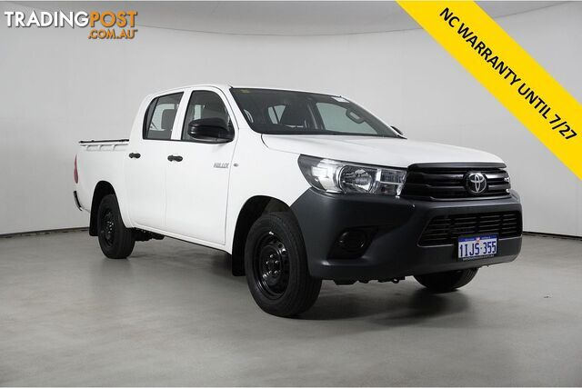 2022 TOYOTA HILUX WORKMATE (4X2) TGN121R DOUBLE CAB PICK UP