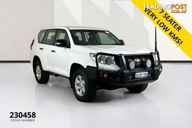 2019 TOYOTA LANDCRUISER PRADO GX (4X4) GDJ150R MY18 4D WAGON