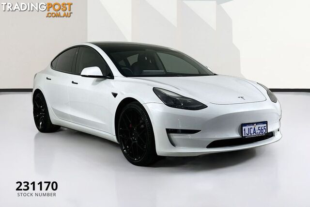 2022 TESLA MODEL PERFORMANCE MY22 4D SEDAN