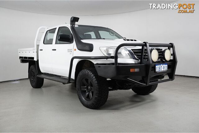 2013 TOYOTA HILUX SR (4X4) KUN26R MY12 CAB CHASSIS