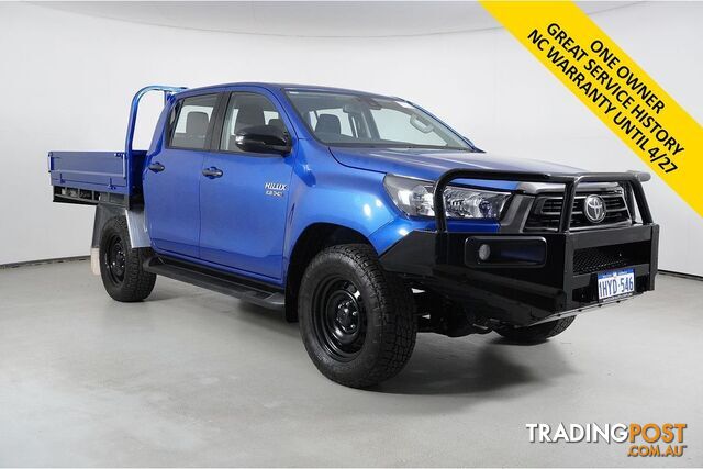 2022 TOYOTA HILUX SR (4X4) STEEL WHEELS GUN126R DOUBLE CAB CHASSIS