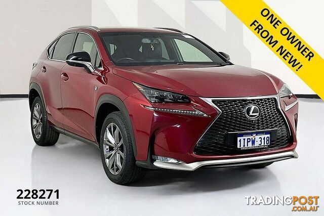 2015 LEXUS NX200T F SPORT (AWD) AGZ15R 4D WAGON