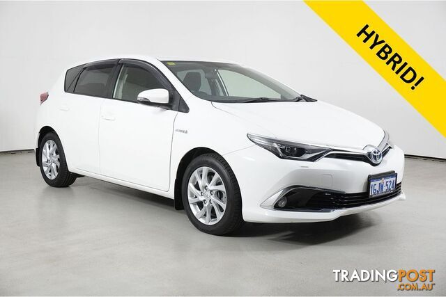 2017 TOYOTA COROLLA HYBRID ZWE186R MY16 HATCHBACK