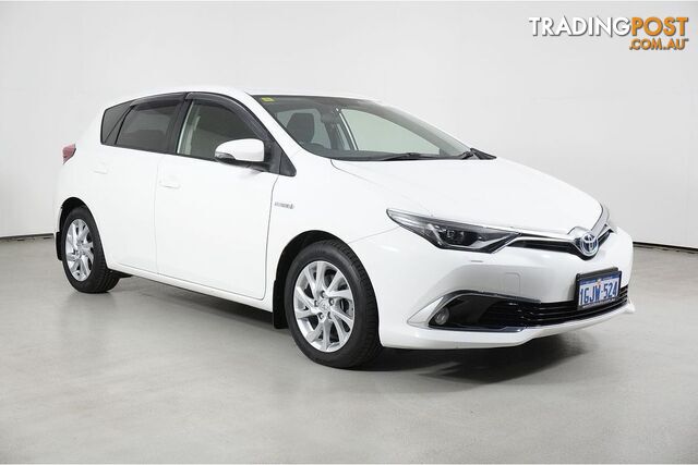 2017 TOYOTA COROLLA HYBRID ZWE186R MY16 HATCHBACK