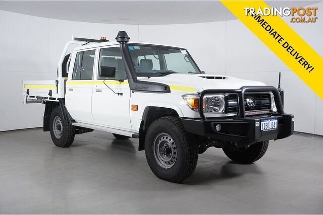 2023 TOYOTA LANDCRUISER LC79 WORKMATE  DIFF LOCKS VDJL79R DOUBLE CAB CHASSIS