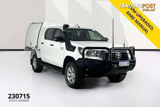 2018 TOYOTA HILUX SR (4X4) GUN126R MY19 DOUBLE C/CHAS