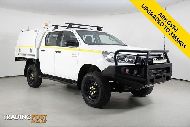 2018 TOYOTA HILUX SR (4X4) GUN126R MY19 DOUBLE CAB CHASSIS