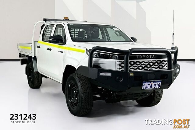2026 TOYOTA HILUX WORKMATE (4X4) GVM UPGRADE GUN226R DOUBLE C/CHAS