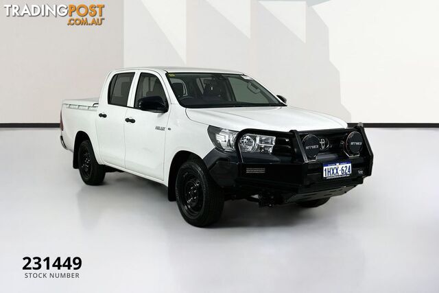 2023 TOYOTA HILUX WORKMATE (4X2) TGN121R DOUBLE CAB P/UP