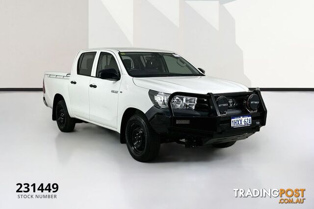 2023 TOYOTA HILUX WORKMATE (4X2) TGN121R DOUBLE CAB P/UP