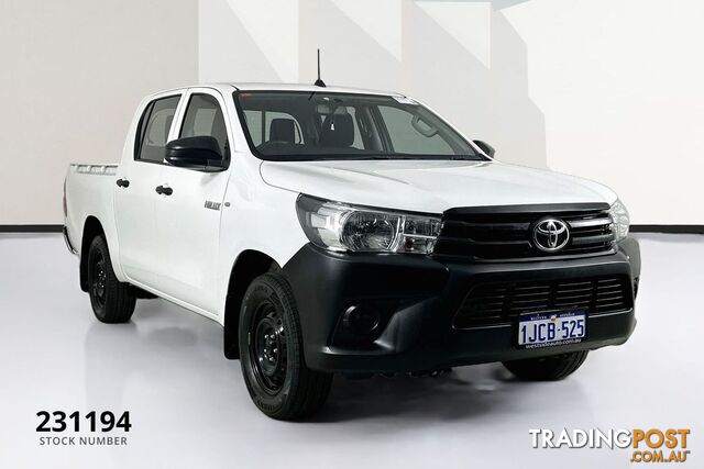 2018 TOYOTA HILUX WORKMATE TGN121R MY17 DUAL CAB UTILITY
