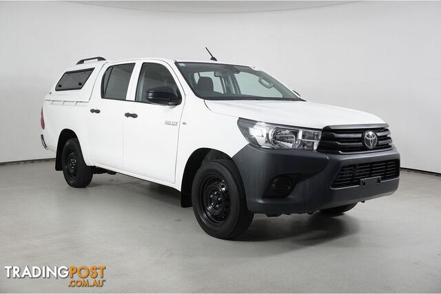 2019 TOYOTA HILUX WORKMATE TGN121R MY19 DOUBLE CAB PICK UP