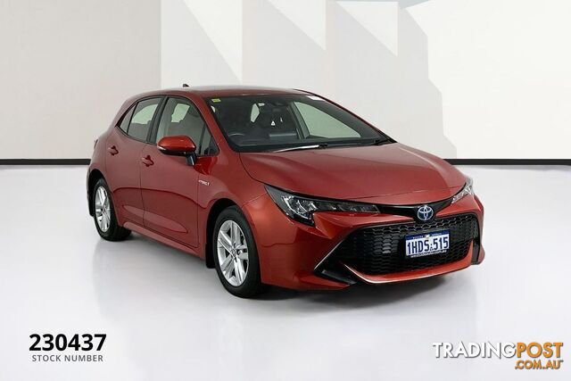 2019 TOYOTA COROLLA ASCENT SPORT HYBRID ZWE211R 5D HATCHBACK
