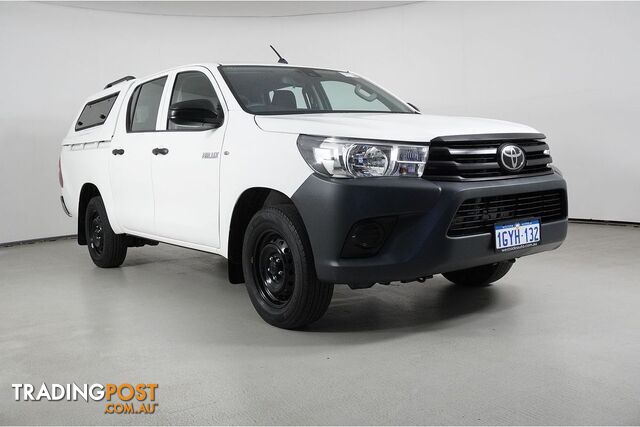 2019 TOYOTA HILUX WORKMATE TGN121R MY19 UPGRADE DOUBLE CAB PICK UP