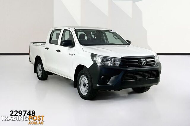 2022 TOYOTA HILUX WORKMATE (4X2) TGN121R DOUBLE CAB P/UP