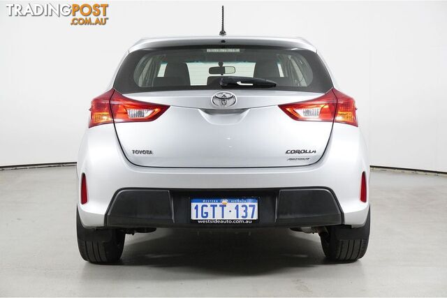 2013 TOYOTA COROLLA ASCENT ZRE182R HATCHBACK