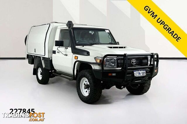 2020 TOYOTA LANDCRUISER WORKMATE (4X4) VDJ79R MY18 C/CHAS