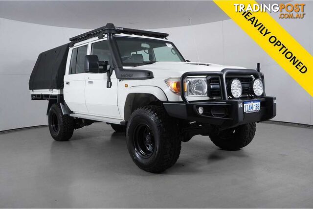 2018 TOYOTA LANDCRUISER WORKMATE (4X4) VDJ79R MY18 DOUBLE CAB CHASSIS