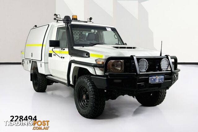 2019 TOYOTA LANDCRUISER WORKMATE (4X4) VDJ79R MY18 C/CHAS