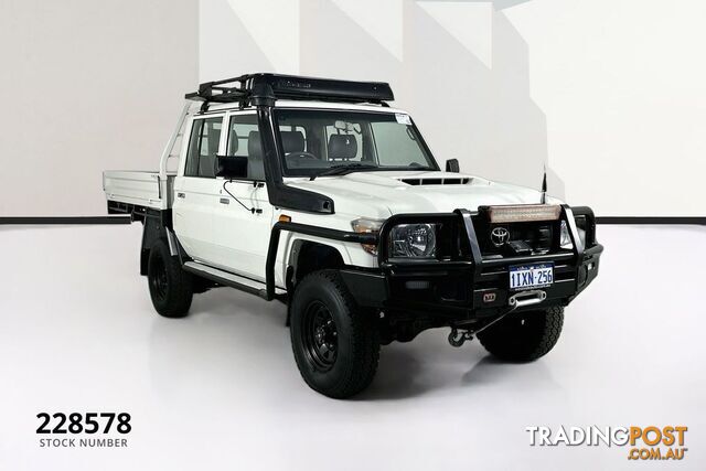 2019 TOYOTA LANDCRUISER WORKMATE (4X4) VDJ79R MY18 DOUBLE C/CHAS
