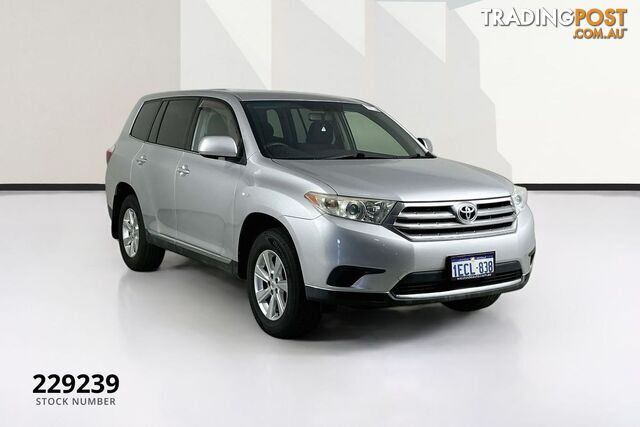 2012 TOYOTA KLUGER KX-R (FWD) 7 SEAT GSU40R MY11 UPGRADE 4D WAGON