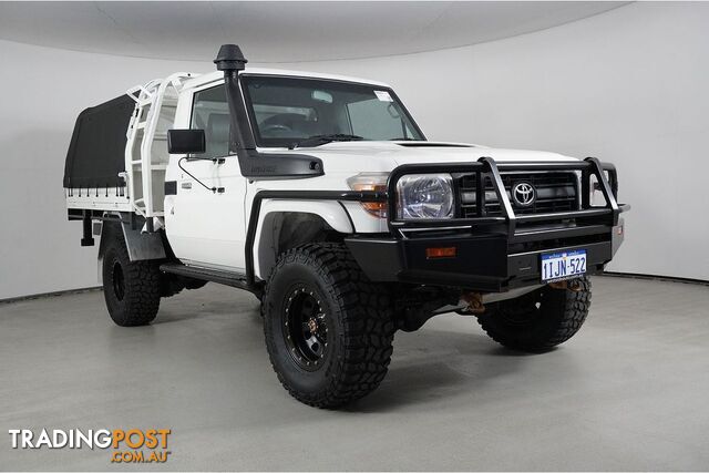 2014 TOYOTA LANDCRUISER WORKMATE (4X4) VDJ79R MY12 UPDATE CAB CHASSIS