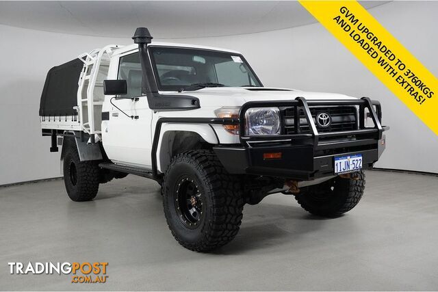 2014 TOYOTA LANDCRUISER WORKMATE (4X4) VDJ79R MY12 UPDATE CAB CHASSIS