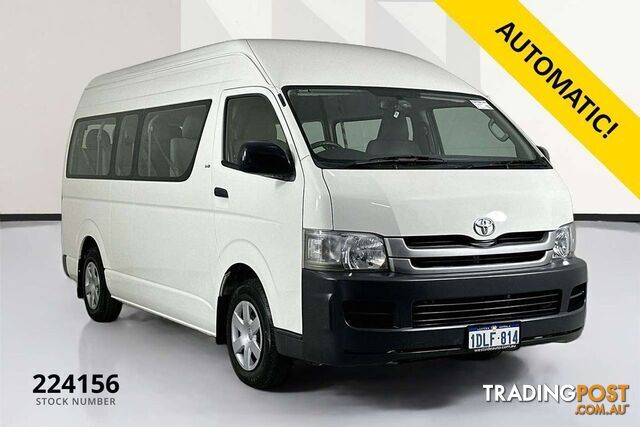 2010 TOYOTA HIACE COMMUTER KDH223R MY11 UPGRADE BUS