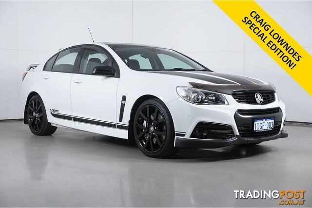 2014 HOLDEN COMMODORE SS-V REDLINE CRAIG LOWNDES ED. VF MY15 SEDAN