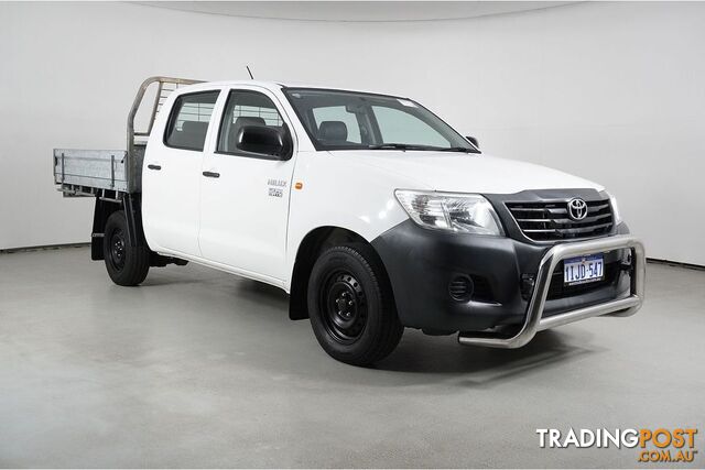 2014 TOYOTA HILUX WORKMATE TGN16R MY14 DUAL CAB PICK-UP