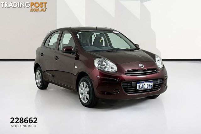 2012 NISSAN MICRA ST K13 5D HATCHBACK