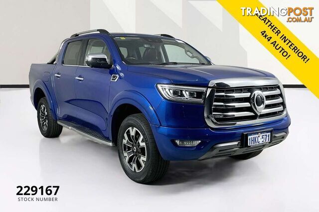 2021 GWM UTE CANNON-L (4X4) DUAL CAB UTILITY