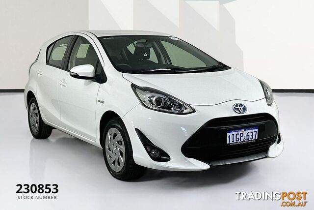 2018 TOYOTA PRIUS-C HYBRID NHP10R MY17 5D HATCHBACK