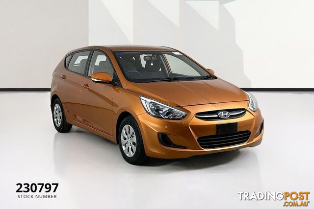 2015 HYUNDAI ACCENT ACTIVE RB3 MY16 5D HATCHBACK