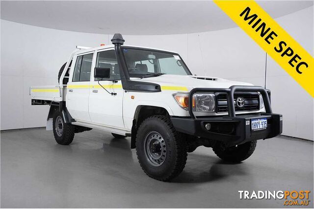 2017 TOYOTA LANDCRUISER WORKMATE (4X4) LC70 VDJ79R MY17 DOUBLE CAB CHASSIS