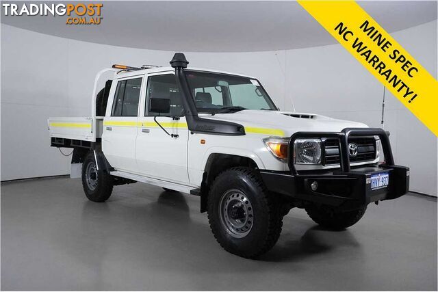 2019 TOYOTA LANDCRUISER WORKMATE (4X4) VDJ79R MY18 DOUBLE CAB CHASSIS