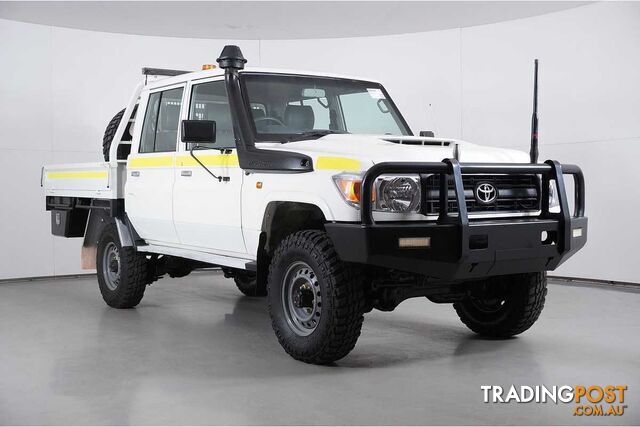 2019 TOYOTA LANDCRUISER WORKMATE (4X4) VDJ79R MY18 DOUBLE CAB CHASSIS